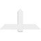 Ekena Millwork Eugene Architectural Grade PVC Gable Bracket, 48"W x 24"H x 2"D x 6"F, 12/12 Pitch GBP048X24X0206EUG00 - alternate 5